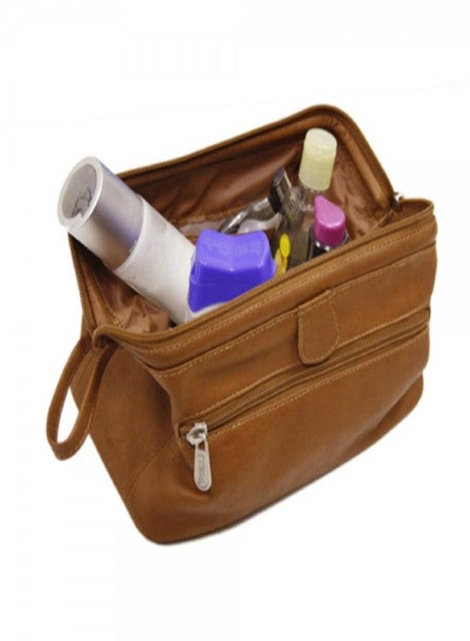 Piel Leather Deluxe Top Frame Traveling Kit, Saddle, One Size - Image 5