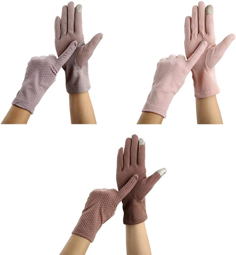 SCIENISH Women Sun Protective Gloves, 3 Pairs - Image 1