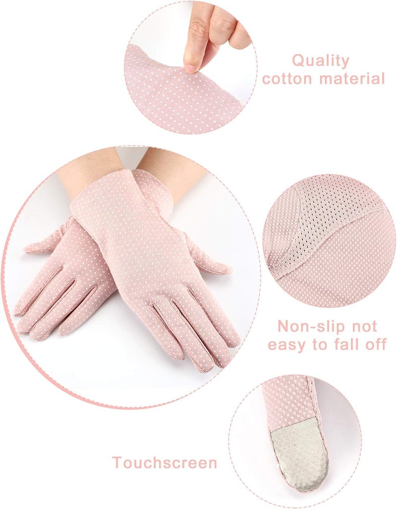 SCIENISH Women Sun Protective Gloves, 3 Pairs - Image 5