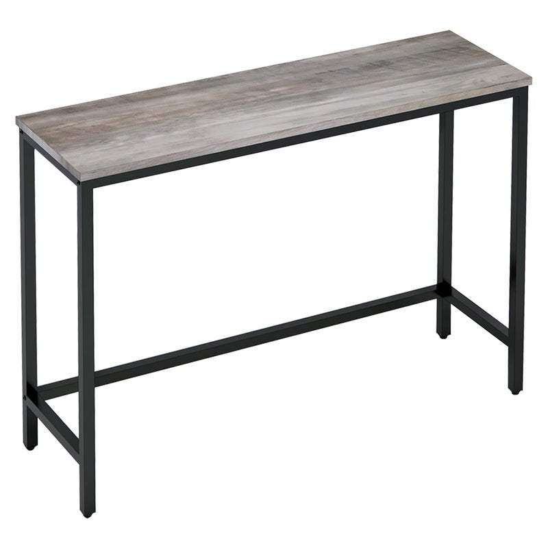 Timberer 394 Console Table Hallway Entrance Table Sofa Table Behind Couch for Living Room Entryway Easy Assembly Accent TableGrey - Image 2