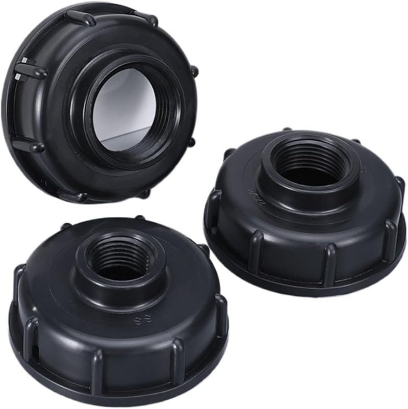 محول استبدال صمام خزان IBC من خيط S60X6 إلى موصل خرطوم حديقة 1 2 3 4 1 بوصة اللون 1 2 - Image 1