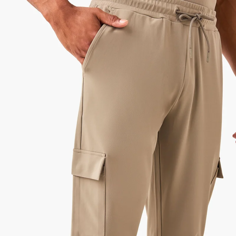 Splash Active  Cargo Joggers with Drawstring Closure for Men | Best Price UAE