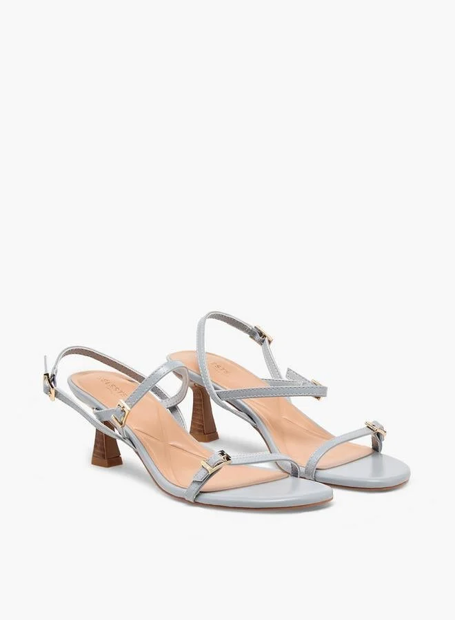 Celeste BLUE Women Flared Heel Sandals for Women | Best Price UAE