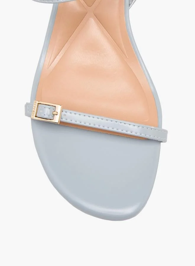 Celeste BLUE Women Flared Heel Sandals for Women | Best Price UAE