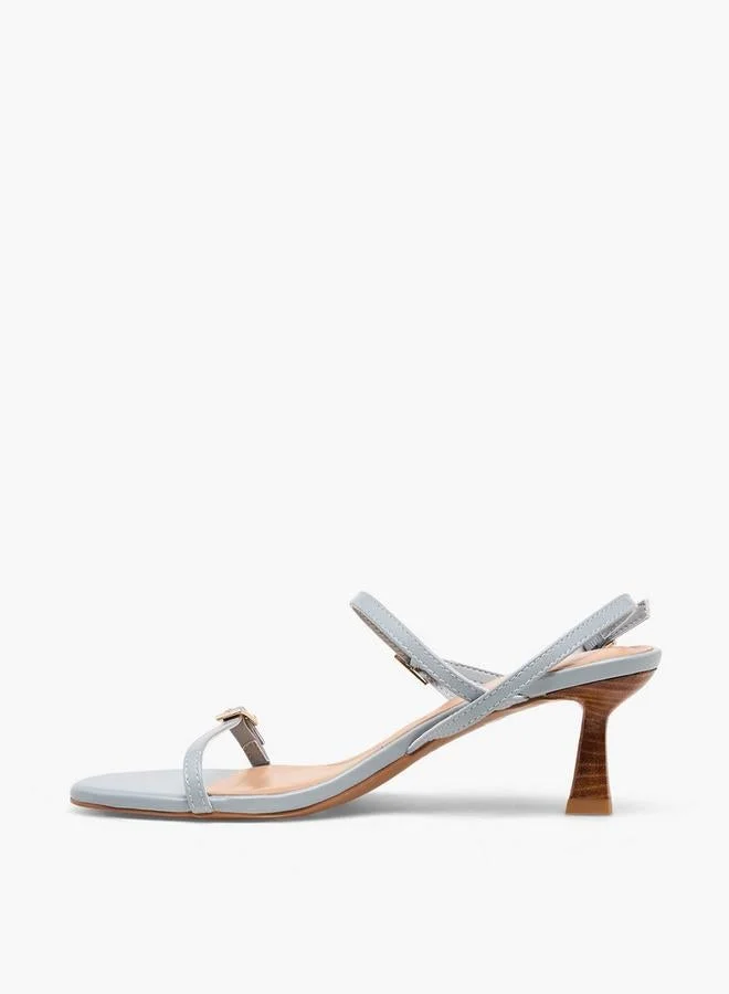 Celeste BLUE Women Flared Heel Sandals for Women | Best Price UAE
