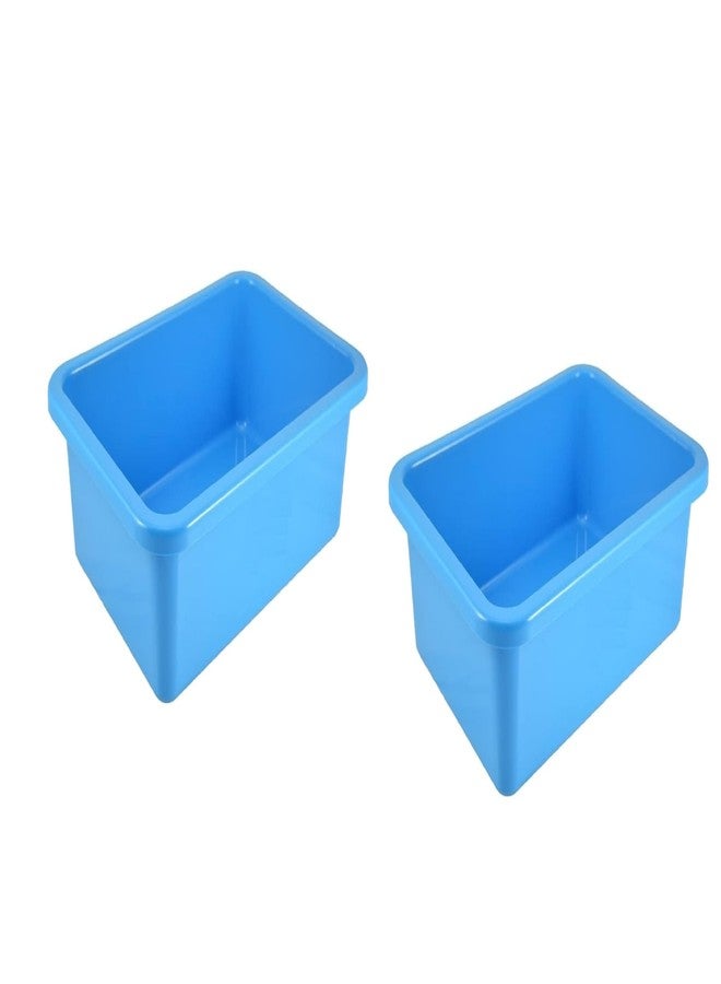 NETXE Unbreakable Multipurpose Plastic Organizer, Rectangle Shape, Water Tray, Plastic tubs for Kitchen Utensils (Random Color) (42 * 28 * 13 CM, 2) - Image 1