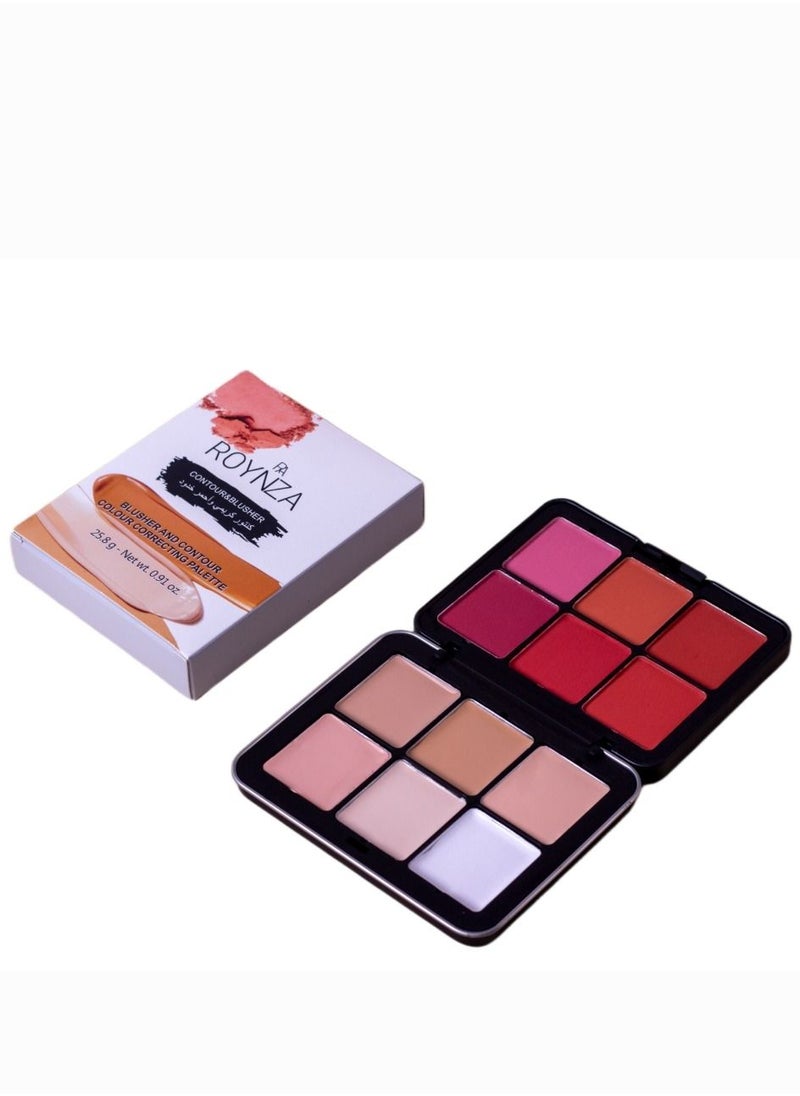 ROYNZA - Contour and blusher 12 colors multicolor - Image 1