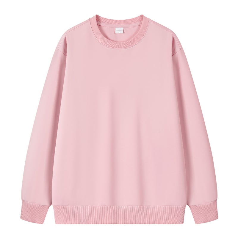 Special For 255 Grams Of Mercerized Health Cloth Solid Color Loose Round Neck Pullover Vests Printing Logo Embroidery - Image 1