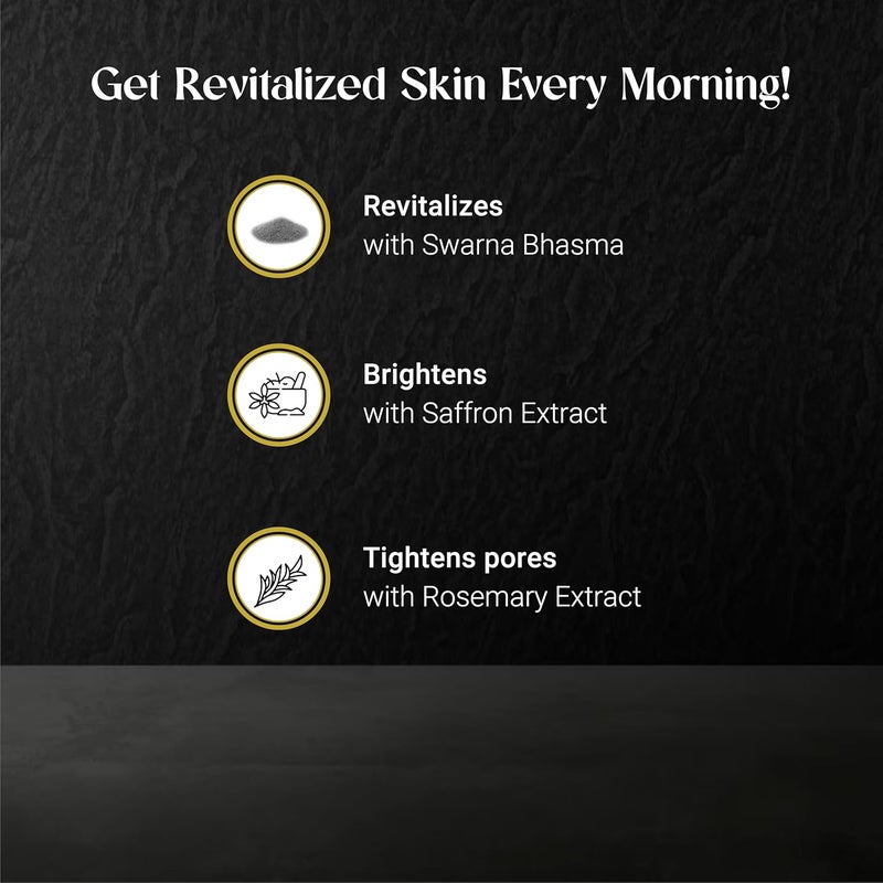 JIDEN Gold Radiance Night Cream  50gm Enriched with Swarna BhasmaSaffron ExtractGrape ExtractRosemary Extract for Brightens Skin Reduce Dark Spots  Tightens Pores for All Skin Types WomenMen - Image 5