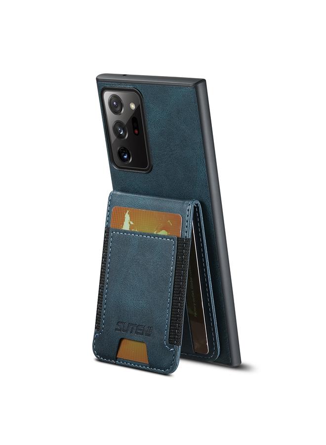 Suteni Case For Samsung Galaxy Note20 Ultra 5G H03 Oil Wax Leather Wallet Stand Back Phone Case - Image 3