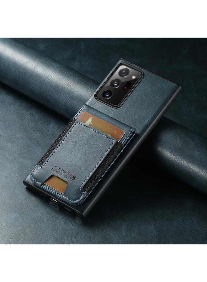 Suteni Case For Samsung Galaxy Note20 Ultra 5G H03 Oil Wax Leather Wallet Stand Back Phone Case - Image 2