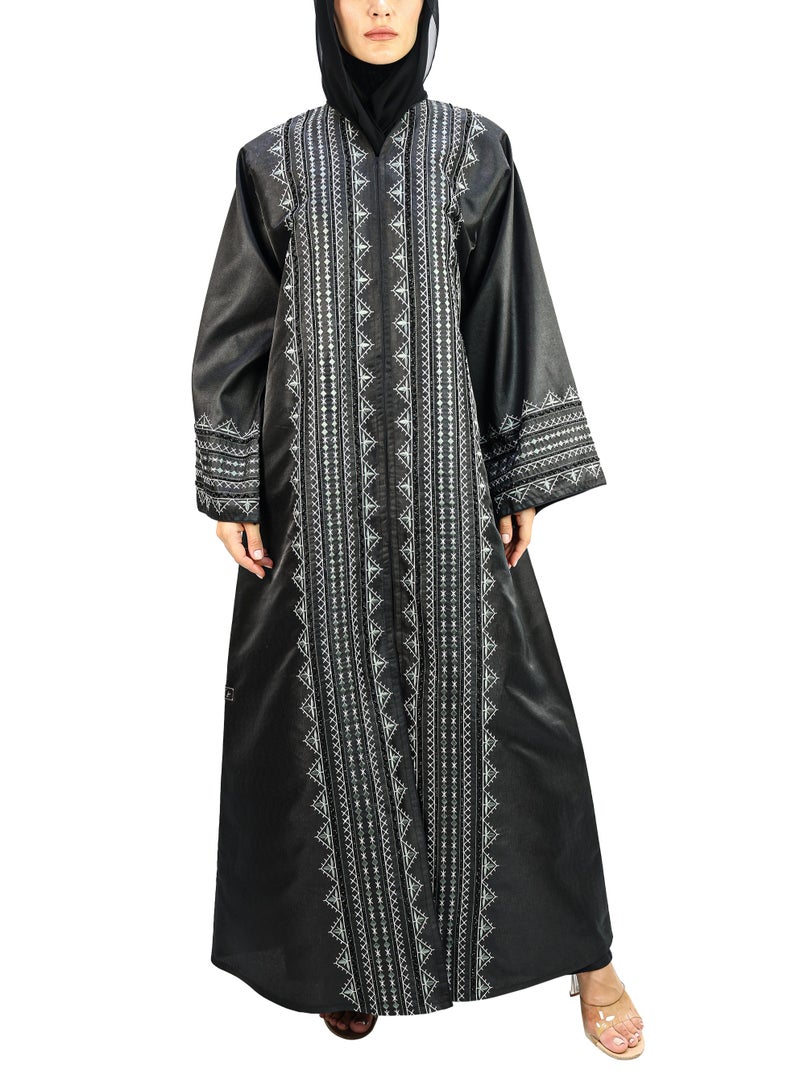 THE MODEST FACTORY Balochi style embroidery and handwork on front and sleeves - Image 2