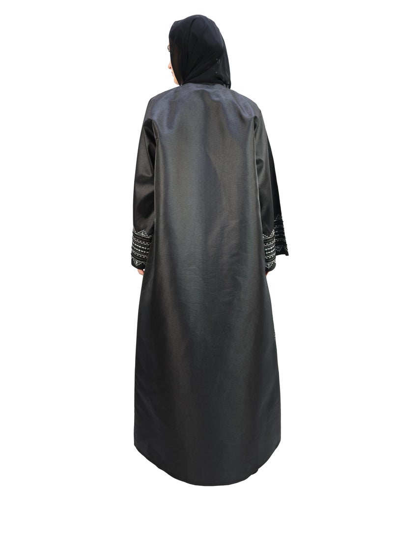 THE MODEST FACTORY Balochi style embroidery and handwork on front and sleeves - Image 5