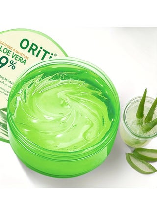 99% Aloe Vera Soothing Moisturizing Gel 300ml GREEN - view 5