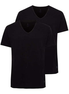 U.S. Polo Assn. BASE. Polo Assn. Men's Black 2-Piece T-shirt 80199  - Image 1
