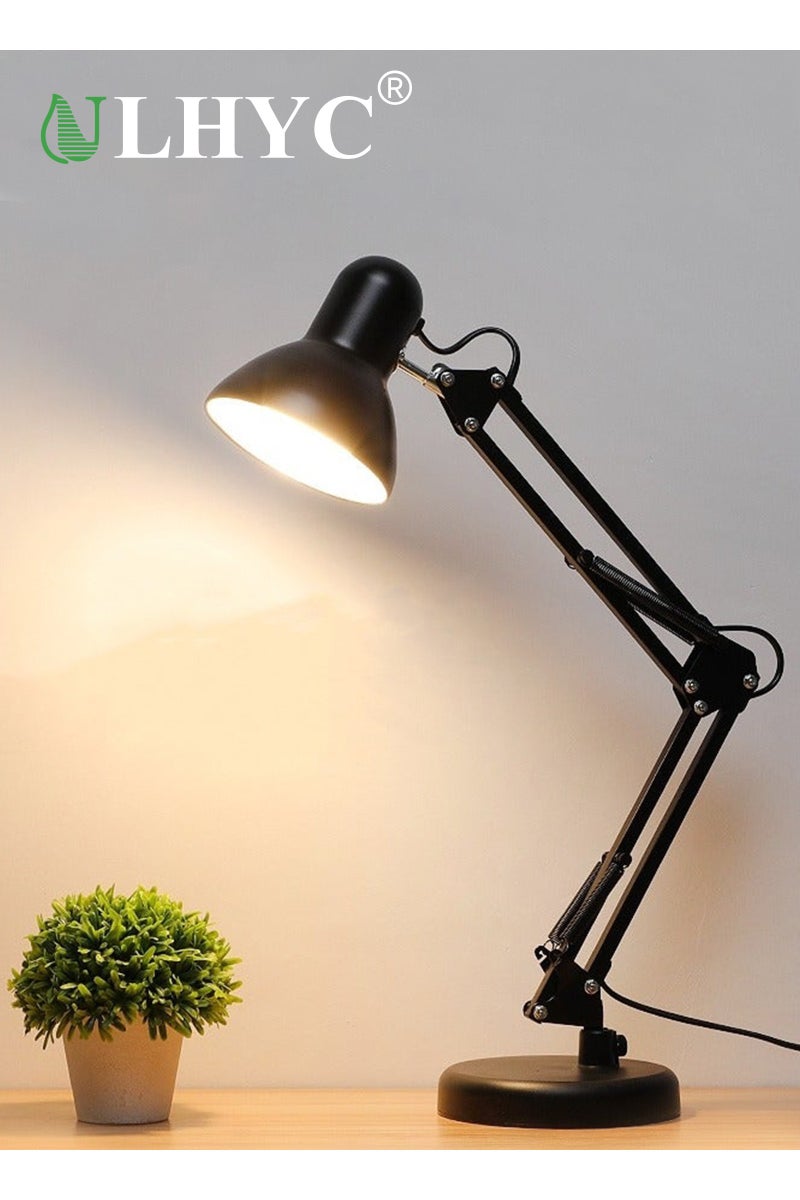 يو إل اتش واي سي مصباح مكتب معدني قابل للطي مع لمبة - Image 1