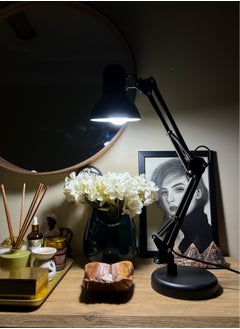 ULHYC Metal Folding Swing Arm Desk Lamp with Bulb  - Image 2