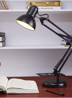 ULHYC Metal Folding Swing Arm Desk Lamp with Bulb  - Image 4