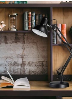 ULHYC Metal Folding Swing Arm Desk Lamp with Bulb  - Image 5