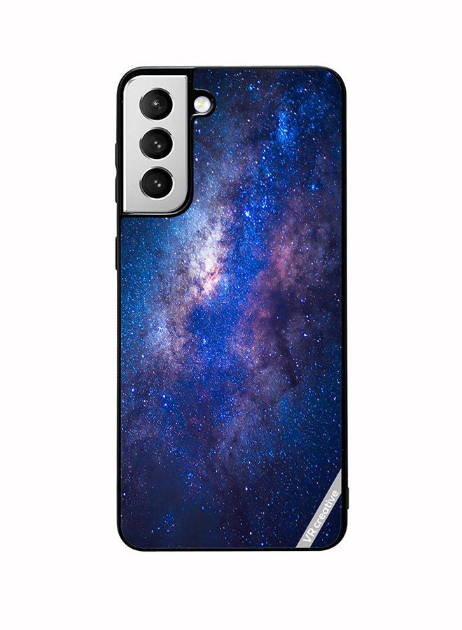 VR CREATIVE Protective Case Cover For Samsung Galaxy S22 5G Galaxy Design Multicolour - Image 1