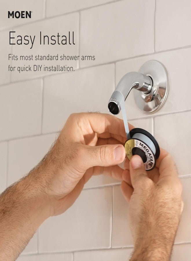 Moen Engage Chrome Magnetix Six-Function 5.5-Inch Wide Handheld Shower Head with Hose and Magnetic Docking System, 26112 - Image 4