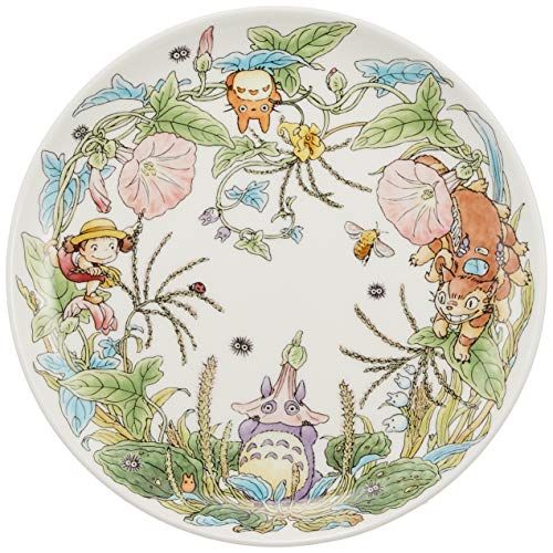 Noritake Noritake T50116A/4660-4 My Neighbor Totoro Plate 9.1 inches (23 cm), Hiruga Hiruga-Hiruga-Hiruga-Hen, Microwave Safe, 1 Piece, Bone China - Image 1