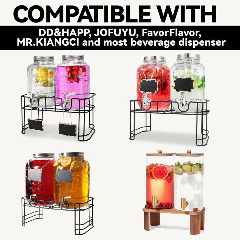 brikinte Drip Pan Compatible with Drink Dispenser, 1 Pack Silicone Tray Mat for DD&HAPP Glass Drink Dispenser - Image 2