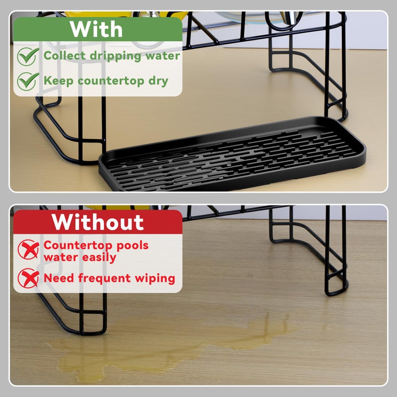 brikinte Drip Pan Compatible with Drink Dispenser, 1 Pack Silicone Tray Mat for DD&HAPP Glass Drink Dispenser - Image 4