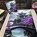 PICKFORU Plum Blossom Dreamscape Puzzles for Adults 1000 Pieces Vintage Flower Tree Scenery Puzzles Impossible Unique Lake Park Theme as Home Decor - Image 4