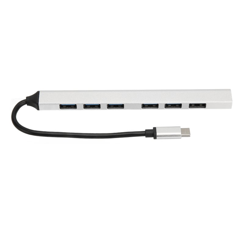 USB C 3.0 Hub Aluminium Alloy 7 Ports 5.0Gbps Type C Hub Expander for PC Laptop Notebook - Image 3