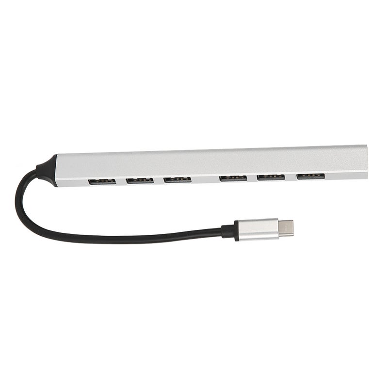 USB C 3.0 Hub Aluminium Alloy 7 Ports 5.0Gbps Type C Hub Expander for PC Laptop Notebook - Image 2