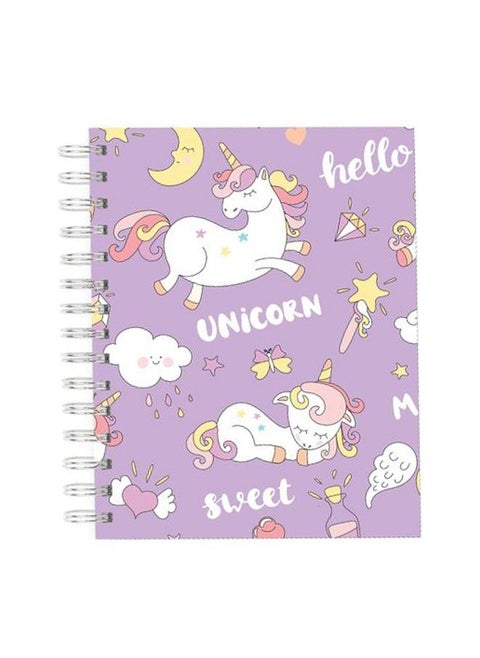Unicorn Printed Spiral Hardcover