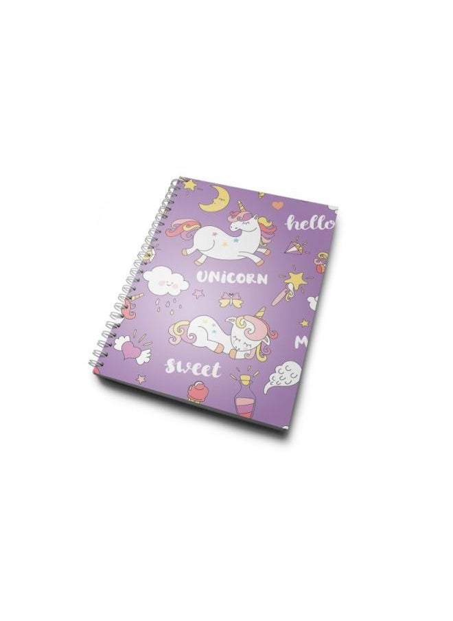 LIT - Unicorn Printed Spiral Hardcover - Image 1