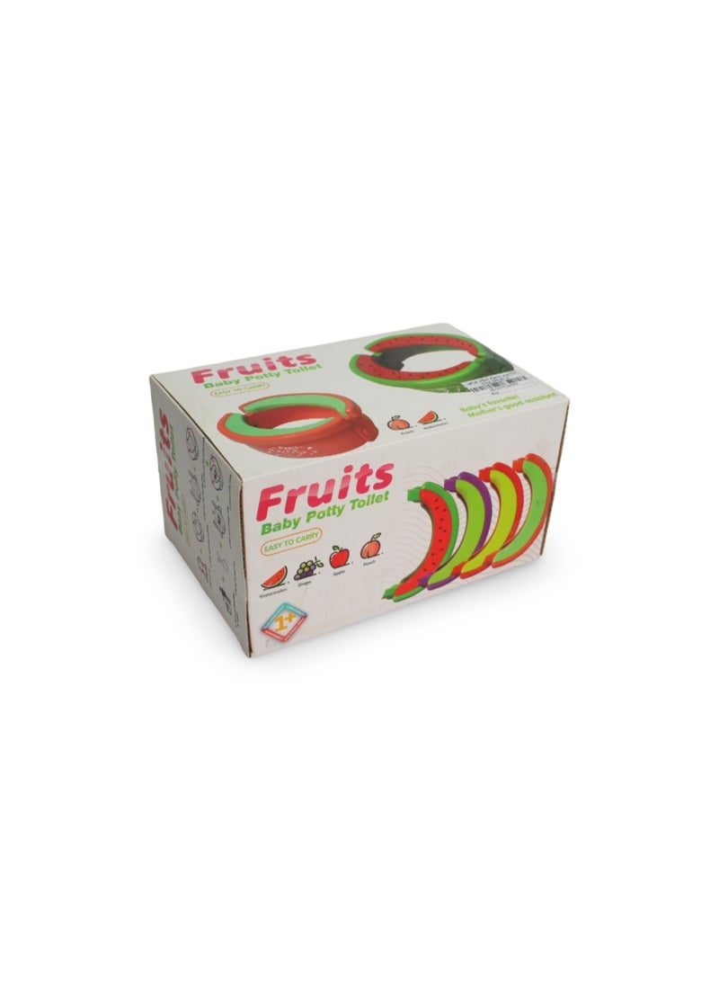 نونية أطفال محمولة بتصميم فاكهة - وردي - Image 2