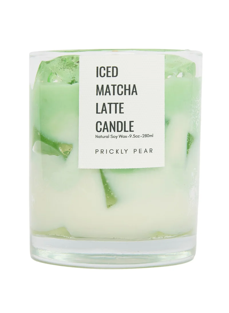 Prickly Pear Iced Matcha Latte Candle