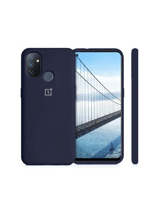 NIBEMINENT Silicone Case Cover for OnePlus Nord N100 Dark Blue - Image 3
