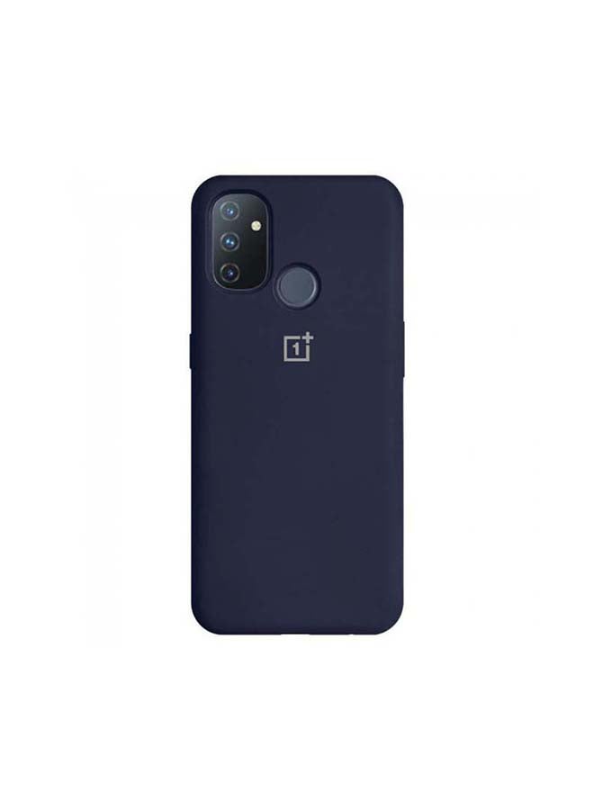 NIBEMINENT Silicone Case Cover for OnePlus Nord N100 Dark Blue - Image 1