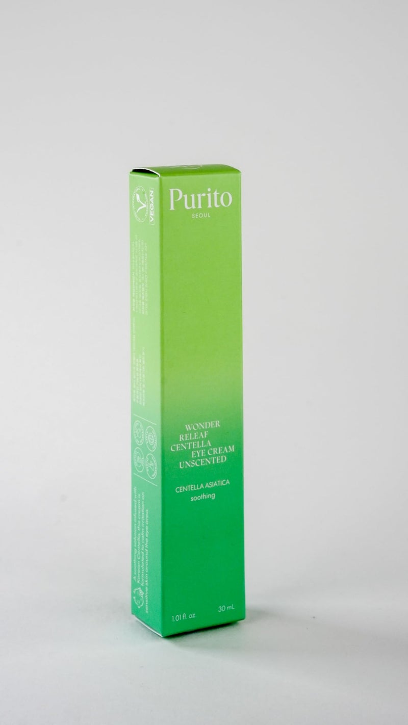 PURITO Centella Unscented Eye Cream, Korean Centella, for Sensitive Skin, Soothing, Facial Eye Cream for face, Dark Circles, Wrinkles, Puffiness, K-Beauty, Vegan & Cruelty-Free, 30ml 1fl.oz - Image 5