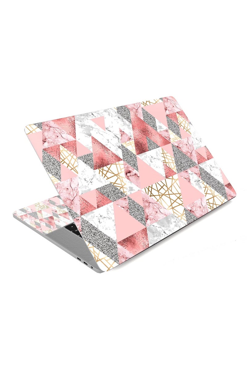 12.1 13 13.3 14 15 15.4 15.6 Inches Personalized Laptop Skin Sticker Decal Universal Netbook Skin Sticker Reusable Notebook PC Art Decal Protector Cover Case (Triangle)