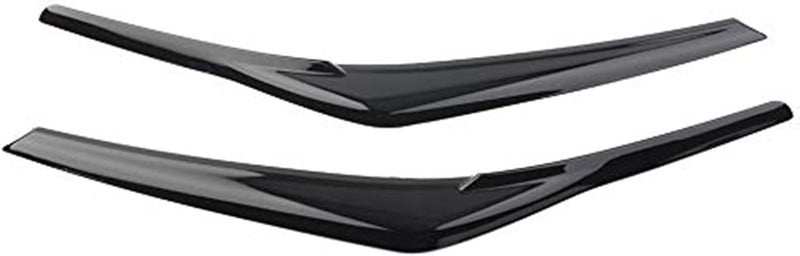 QASULER Glossy Black Headlight Eyelid Trim for Toyota Camry - Image 5
