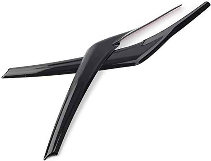 QASULER Glossy Black Headlight Eyelid Trim for Toyota Camry - Image 3