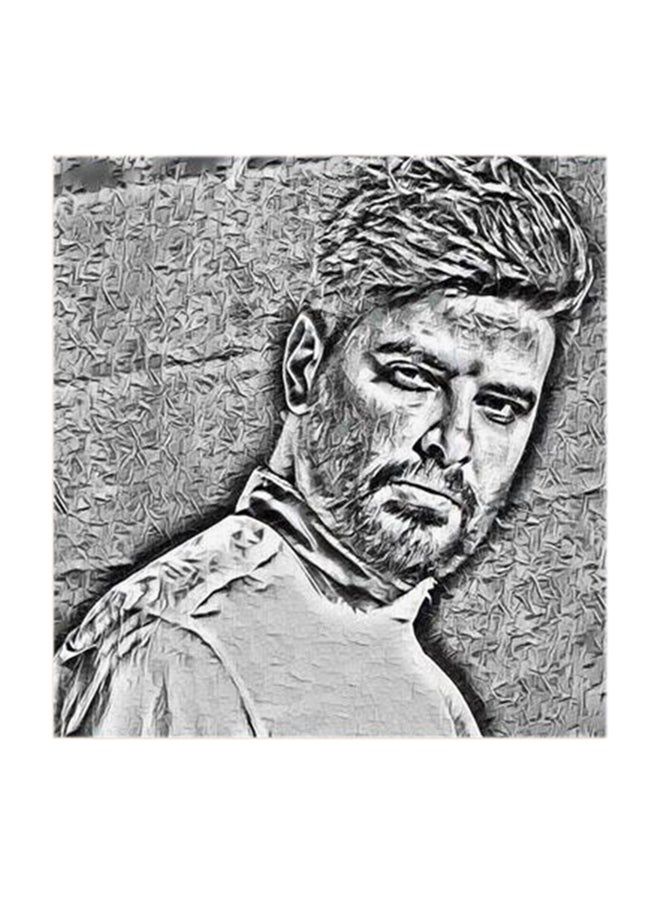 RYN Nassif Zeytoun MDF Wall Art Multicolour 30x30centimeter - Image 1