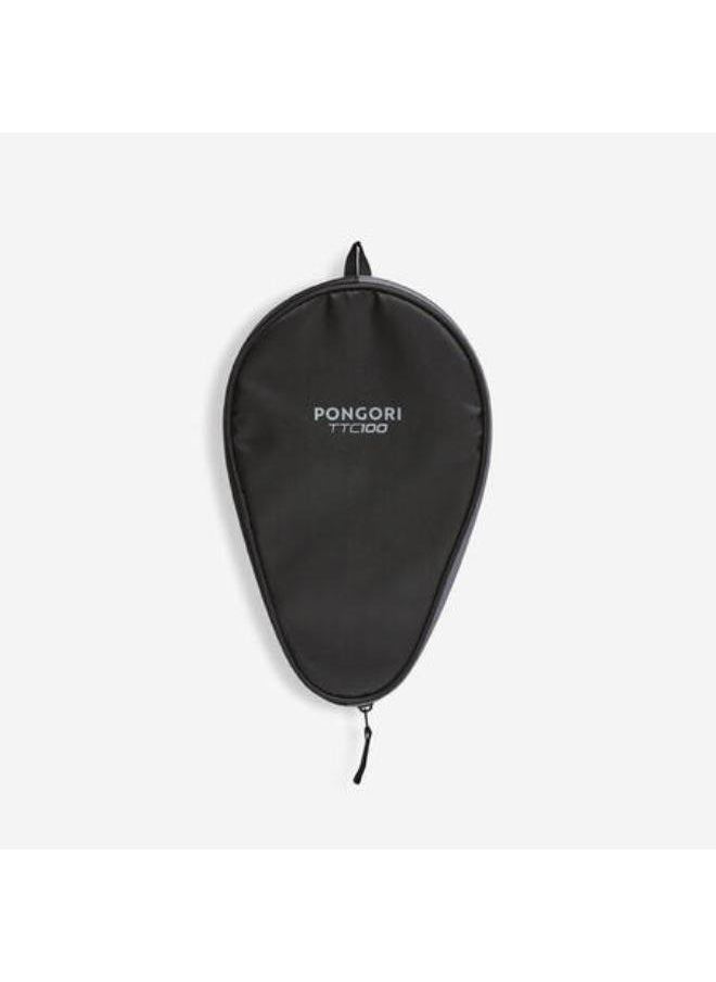 PONGORI Table Tennis Bat Cover TTC 100 - Black/Grey  - Image 1