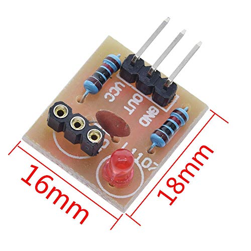 Acxico 2Sets Laser Sensor Module For Arduino AVR(KY-008 Laser Transmitter +Laser Receiver Sensor Module Non-modulator Tube) - Image 2