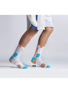 Joyelink 6 Pairs Mens Athletic Crew Socks Elite Basketball Sport Cushioned Long Compression Sock,6.5-11.5  - Image 3