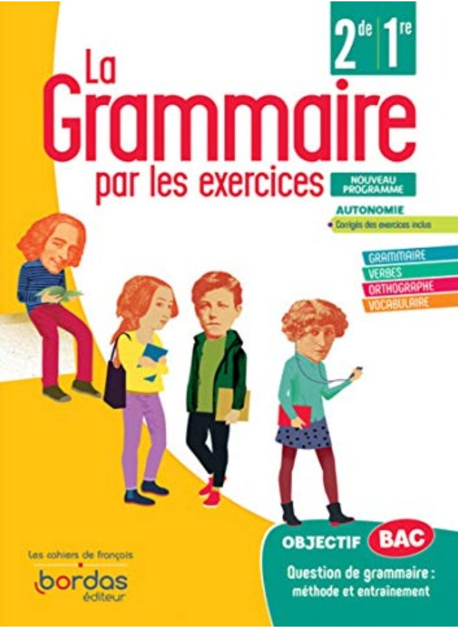 null - La Grammaire Par Les Exercices 2De/1Re Cahier Dexercices Eleve 2020 by PAUL JOELLE Paperback - Image 1