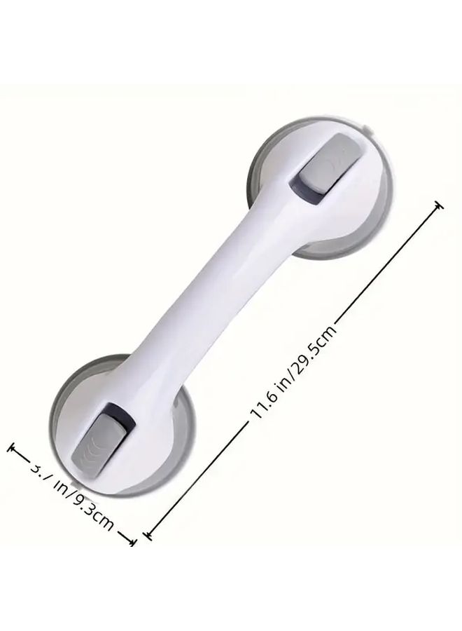 2 Pack Gray Shower Armrests Suction Cup Bathtub Holder Balance Aid for Tiles Glass - Image 3