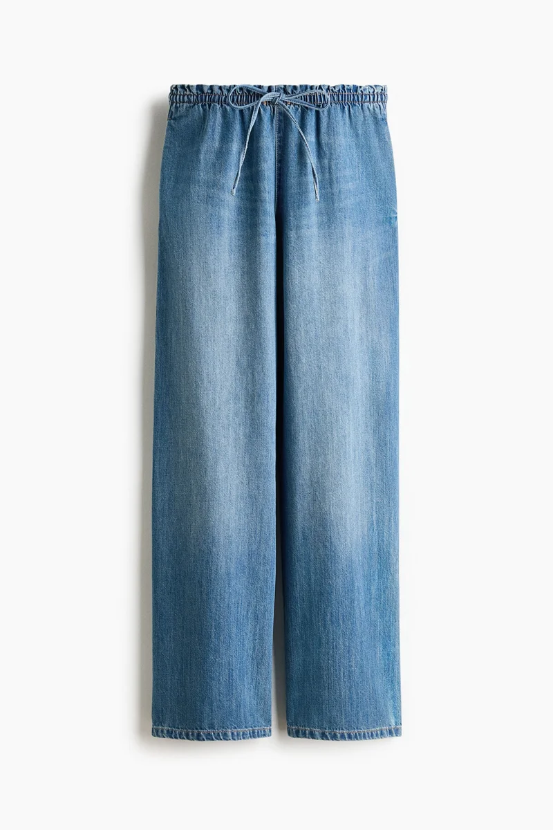 H&M  Denim pull-on trousers for Women | Best Price UAE