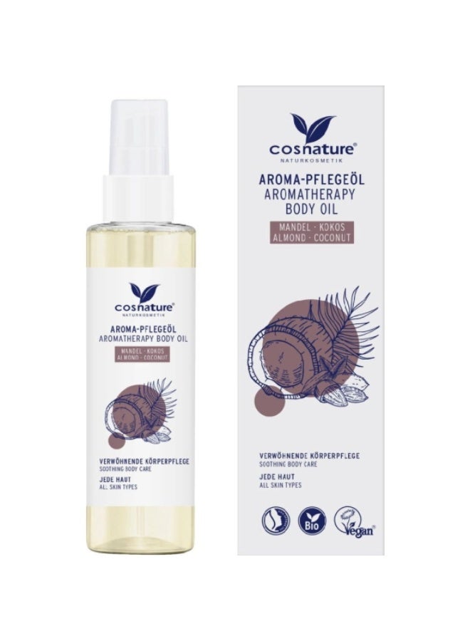 cosnature Aroma Therapy Body Oil Almond & Coconut – Deep Nourishment & Relaxing Care – 100 ML – Natural – Made in Germany - Image 1