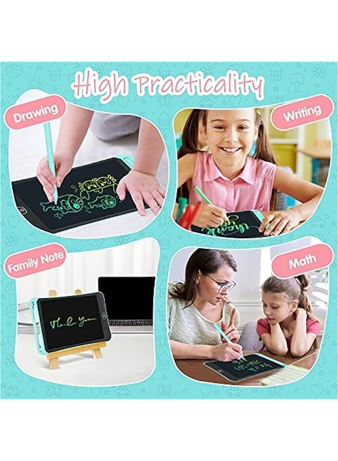 Colorful 12-Inch LCD Writing Tablet for Kids - Educational Toy Gift for Boys and Girls Aged 3-8 - Green Electronic Doodle Board and Drawing Pad - Image 5